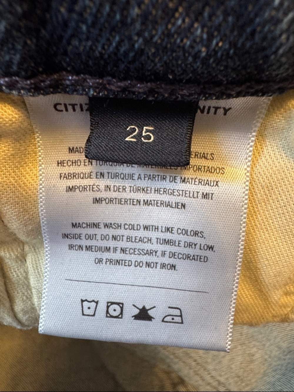 Citizens of Humanity Emerson Slim Boyfriend Jeans Size 25 - Picture 12 of 14